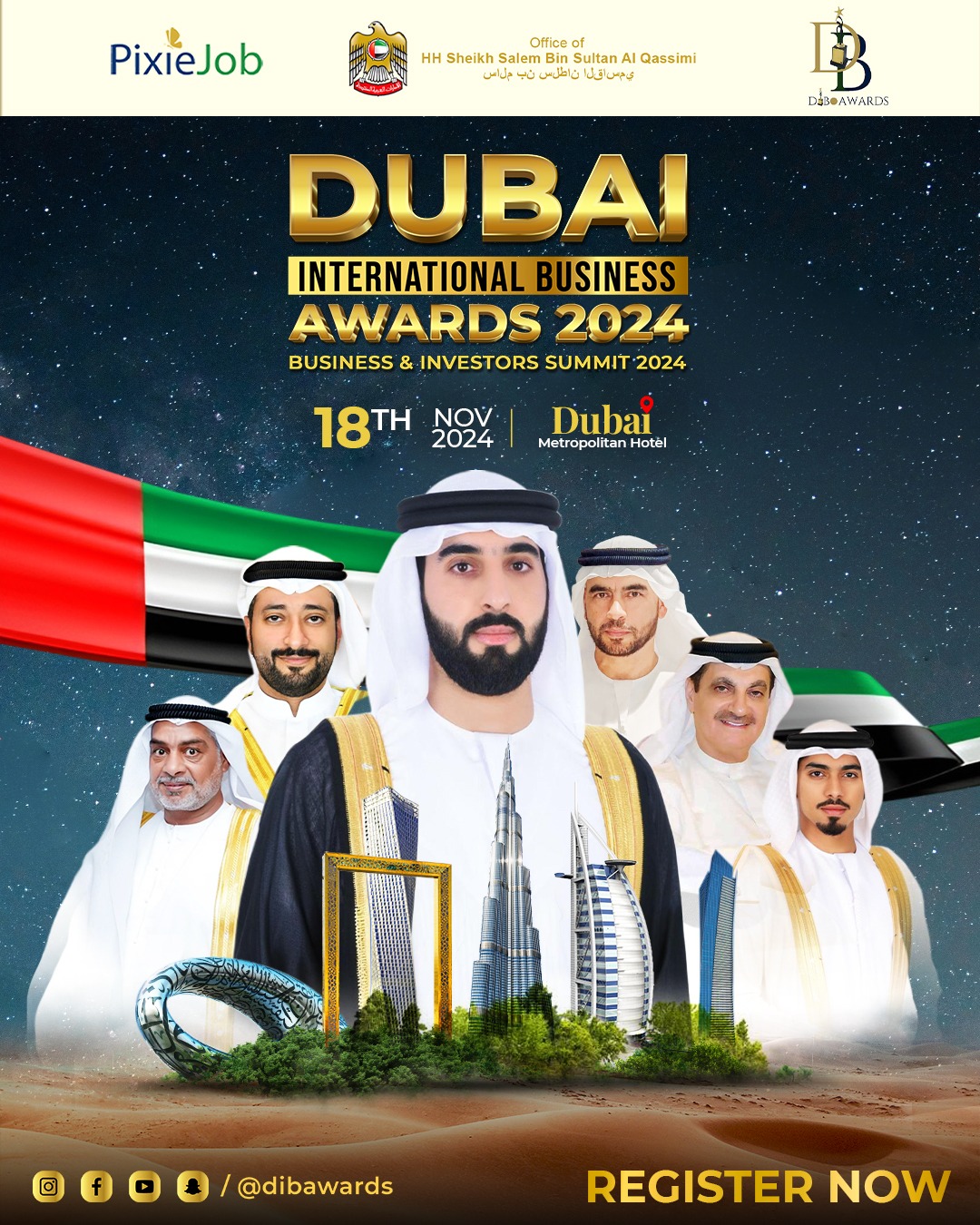 International Business Awards in Dubai on November 18